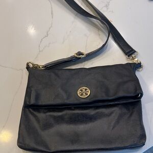 Tory Burch Black Leather Crossbody Bag